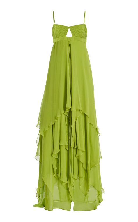 MODA OPERANDI: FRANCESCA MIRANDA Ades Silk-Chiffon Dress… Formal Boho Dress, Mexico Wedding Guest Dress, Vestidos Maxi, Silk Chiffon Dress, Dresses By Length, Daily Dress, Knit Sweater Dress, Silk Chiffon, Sewing Dresses