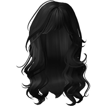 Hair Roblox Girl, Roblox Black Hair, Black Bun, Roblox Items, Bloxburg Outfits, Roblox Hair, Hair Roblox, Black Wavy Hair, Base Drawing