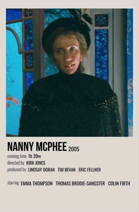 Polaroid Movie Poster, Nanny Mcphee, Film Polaroid, Good Animated Movies, Movies To Watch Teenagers, Most Paused Movie Scenes, Iconic Movie Posters, Movie Card, The Pause