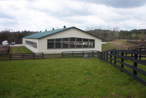 Indoor Horse Riding Arenas, Riding Arena Indoor, Indoor Horse Riding Arena, Barns And Stables, Indoor Riding Arena, Arena Footing, Horse Riding Arena, Therapeutic Riding, Equestrian Barns