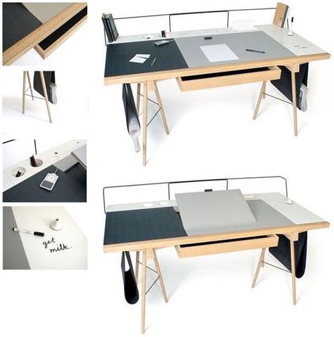 Versatile desk Architect Table Design, Homework Table, Architect Career, Architect Desk, Tamizo Architects, Architect Table, Architects Desk, Work Tables, Architect Logo