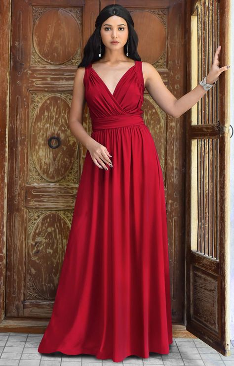 Stylish Summer Dresses, Cute Red Dresses, Bridal Party Gowns, Casual Dresses Plus Size, Designer Party Dresses, Dresses Beautiful, Elegant Maxi Dress, Princess Ball Gowns, Maxi Gown Dress