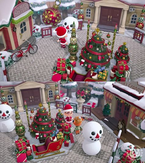 Motif Acnl, Brick Path, Christmas Island, Xmas Theme, Island Theme, Animal Crossing Qr Codes Clothes, Briar Rose, Island Decor, Winter Animals