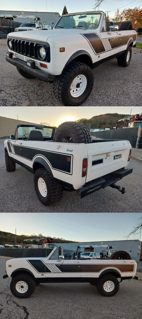 1978 International Harvester Scout 70s Convertible, Scout For Sale, Threshing Floor, International Harvester Scout, International Scout, International Harvester, American Cars, Ticks, Land Cruiser