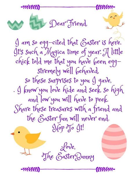 Easter Bunny Letter Easter Basket Hunt, Easter Bunny Letter, Easter Scavenger Hunt, Letter Diy, Easter Bunny Basket, Easter Printables Free, Free Printable Letters, Crafts Easter, Easter Prints