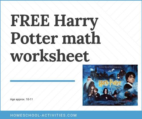 Harry Potter Math Worksheets, Home School Worksheets, Homeschool Worksheets Free, Harry Potter School, Math Pages, Harry Potter Classroom, Free Homeschool Printables, Handwriting Practice Worksheets, Handwriting Activities