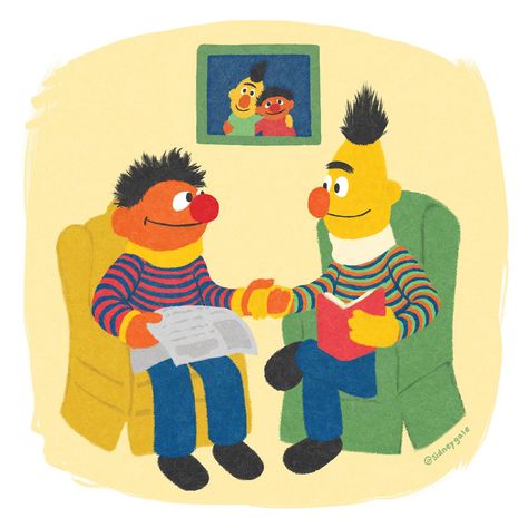 Beto Y Enrique, Ernie Und Bert, Bert And Ernie, Conan Grey, Animation Classes, Sesame Street Muppets, Bert & Ernie, Silly Puppets, Arte Indie