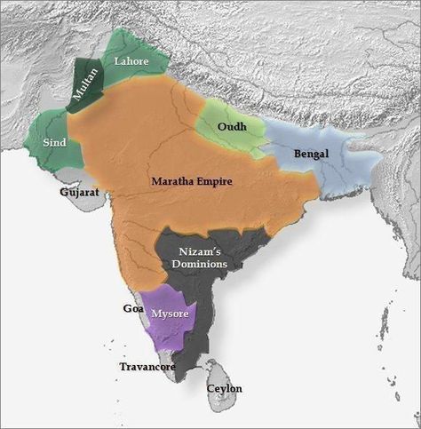 Ancient India Map, India World Map, Maratha Empire, Freedom Fighters Of India, Ancient Indian History, History Infographic, Indian History Facts, Geography Map, India Facts