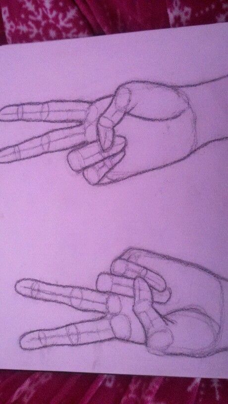 Peace Sign Drawing, Peace Drawing, Hands Tutorial, Pies Art, Peace Sign Hand, Simpsons Art, Hand Reference, Art Tools Drawing, Hand Sketch