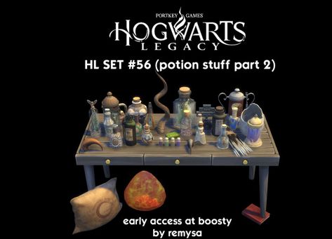 Sims 4 Cc Hogwarts Furniture, Sims 4 Hogwarts Cc, Sims 4 Harry Potter Cc, Cc Furniture, Hogwarts Legacy, Sims 4 Cc Furniture, Sims 4 Build, Thanks For Sharing, Sims 4 Houses