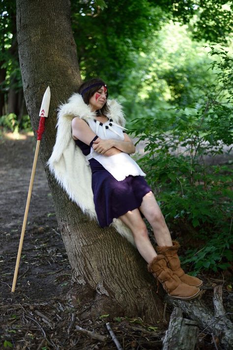 San cosplay from Princess Mononoke Princes Mononoke, San Cosplay, Sans Cosplay, Princess Mononoke, Cosplay Anime, Anime