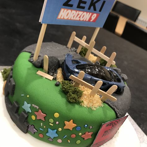 Forza Horizon Birthday Cakes, Xbox Cake, Forza Horizon, 9th Birthday, Cakes For Boys, Piece Of Cakes, No Bake Cake, Boy Birthday, Cake Decorating