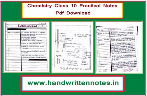 Chemistry Class 10 Practical Notes Pdf Download Chemistry Practical, Government Website, Physical Chemistry, Dear Students, Chemistry Notes, Chemistry Class, Biology Notes, Spice Storage, Physical Properties