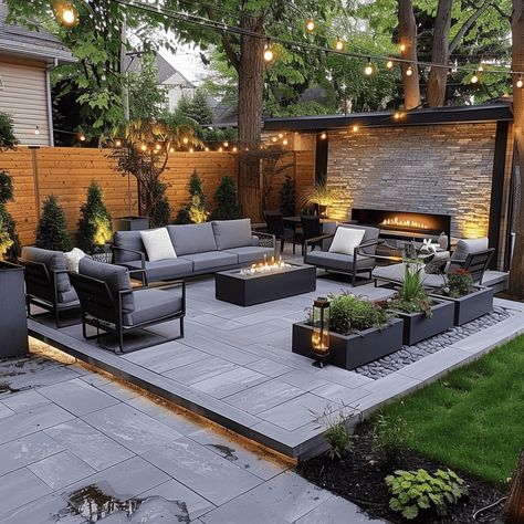 Transforming your backyard into a comfortable and stylish extension of your home can significantly enhance your outdoor living experience. A well-designed patio is the cornerstone for myriad al fresco activities, from relaxed lounging with a good book to hosting lively gatherings with friends and family. Selecting the right design for your backyard patio requires balancing Small Patio Makeover, Simple Landscaping, Backyard Layout, Modern Outdoor Living, Garden Pavilion, Slice Of Heaven, Outdoor Living Patio, Modern Backyard, Patio Makeover