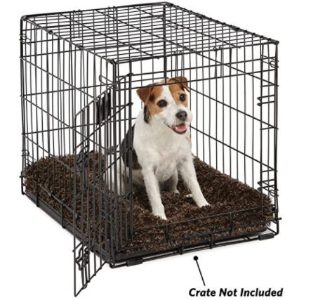 ULTRA PLUSH PET BED | Coco Chic deluxe dog bed & cat bed works great as a stand-alone pet bed or can be used inside a 24-inch long dog crate to create a comfortable pet home PERFECT PET BED FOR SMALL BREEDS | Ideal for dog & cats weighing 11-25 pounds, this pet bed measures approximately 23L x 18W x 2.5H - Inches CREATE A COZY DEN FOR YOUR PET | Ultra-soft synthetic pet bed provides additional comfort to your dog's crate further enticing them to love using their crate Chic Dog Bed, Fleece Pet Bed, Stylish Dog Beds, Plush Dog Bed, Dog Remedies, Wire Dog Crates, King Or Queen, Wet Dog Food, Dog Beds