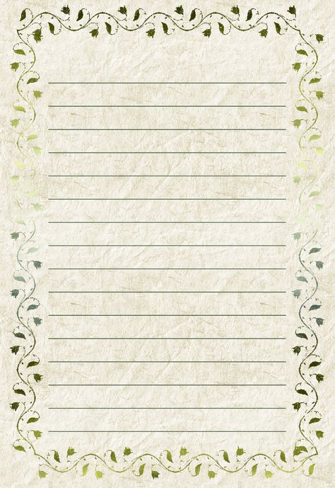 How about a template like this without the lines perhaps? Vintage Note Template, Letter Template Aesthetic, Vintage Writing Paper, Printable Lined Paper, Writing Paper Printable Stationery, Buku Harry Potter, Writing Paper Printable, Stationary Paper, Floral Stationery