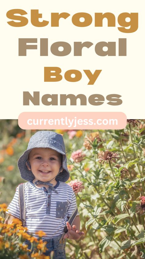 Plant Names For Boys, Flower Names For Boys, Nature Inspired Boy Names, Cottagecore Boy Names, Name Inspiration Boy, Boy Namea, Plant Baby Names, Nature Boy Names, Flower Baby Names