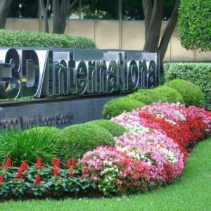 Landscaping Gallery | Recent Landscaping Projects | SWP Landscaping Commercial Landscape Design Entrance, Office Landscaping, Front Porch Landscaping Ideas, Property Landscaping, Houston Landscaping, Front Entry Landscaping, Landscaping Entrance, Subdivision Entrance, Entrance Signage