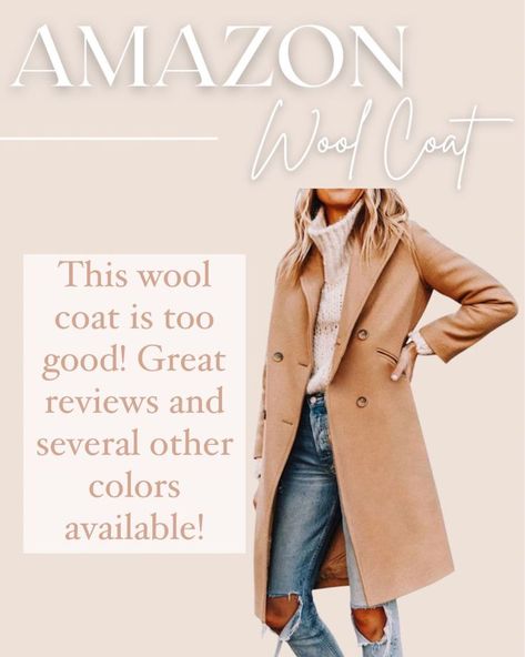 Mid Length Coats For Women, Wool Peacoat Women, Women’s Peacoat, Best Wool Coats Women, Wool Blend Coat Women Outfit, Tan Wool Coat Women, Women’s Wool Coat, Womens Wool Coats Winter, Women’s Winter Coat