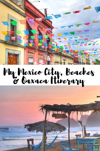 My 2 Week Mexico City, Beaches and Oaxaca Itinerary  - Global Gallivanting Travel Blog One Week In Mexico, Oaxaca Beaches Mexico, 2 Weeks In Mexico, Mexico 2 Week Itinerary, Oaxaca Mexico Travel, Mexico Honeymoon, Mexico Itinerary, Mexico Beaches, Oaxaca City