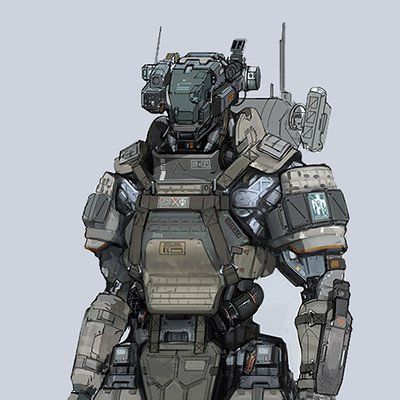 Military Robot, Futuristic Armour, Sci-fi Armor, Future Soldier, Cool Robots, Arte Robot, Power Armor, Cyberpunk Character, Robot Design