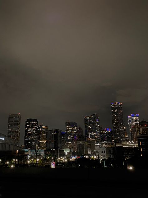 Houston Skyline Wallpaper, Houston Texas Aesthetic Night, Houston Wallpaper, Usa Life, Summer Nostalgia, Minneapolis City, Houston Skyline, I Love Nyc, City Vibes