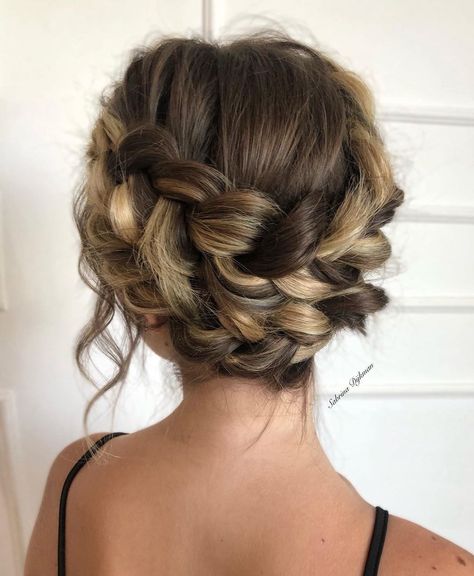 Crown Braid Updo, French Braid Updo, Braids Long, Double French Braids, Style Braids, Hairstyles Girl, Quick Braids, Hairstyle Braids, Braids Ponytail