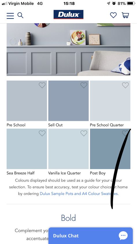 Blue Gray Paint, Dulux Paint, House Color Schemes, House Color, Grey Denim, Blue Paint, Wall Colors, Dusty Blue, Color Choices