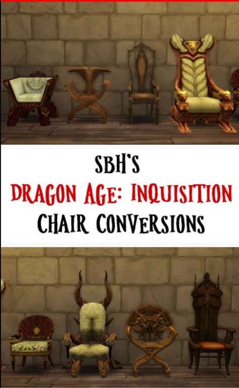 Sims 4 Throne Chair, Sims 4 Celtic Cc, Viking Sims 4 Cc, Sims 4 Dragon Age Cc, Sims 4 Throne, Sims 4 Game Of Thrones Cc, Sims 4 Dragon, Dragon Age Elf, Different Chairs