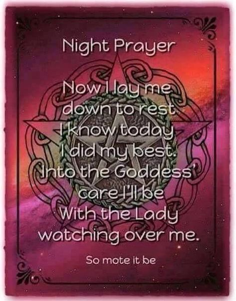 Night Prayer Bedtime Sleep, Spiritual Chants, Night Prayer Bedtime, Sleep Spell, Witchcraft Spells For Beginners, Good Luck Spells, Spells For Beginners, Witch Quotes, Wiccan Magic