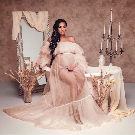 Adrienne Bailon Wedding, Pregnancy Slay, Maternity Shoot Outfit, Maternity Picture Outfits, Maternity Studio Photoshoot, Erica Mena, Maternity Dresses Photography, Maternity Photography Studio, Maternity Photoshoot Outfits