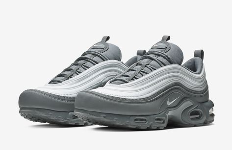 Nike Air Max Plus 97 Cool Grey CD7859-002 Release Date Nike Cortez Shoes, Nike 97, Cortez Shoes, Nike Shoes Blue, Sneaker Heads, All Nike Shoes, Shoes Sneakers Nike, Nike Shoes Air Max, Hype Shoes