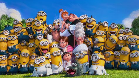 Group Photo Despicable Me 2 Minion Background, Minion Wallpaper Hd, Cute Minions Wallpaper, Amor Minions, Agnes Despicable Me, Despicable Me 2 Minions, Minions 2, Minion Characters, Despicable Me 3