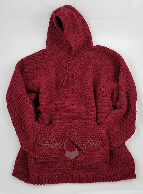 Crochet Hoodies, Crochet Hat Ideas, Sweater Quilt, Trinity Stitch, Crochet Men, Crochet Hoodie, Crochet Cardigan Sweater, Crochet Sweaters, Hoodie Pattern