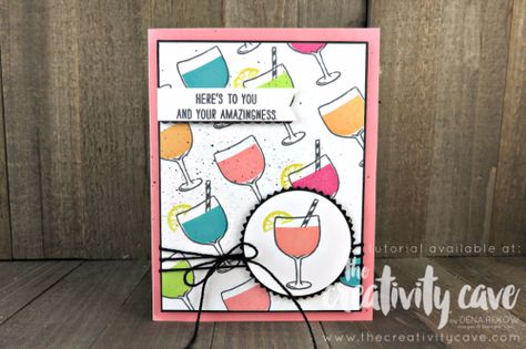 Mixed Drinks Ideas, Milestone Birthday Ideas, Cheer Cards, Beer Birthday Cards, Wine Cards, Beer Card, Best Mixed Drinks, Cards To Sell, Bridal Shower Scrapbook