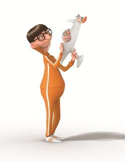 Victor “Vector” Perkins Gold Outfit, Despicable Me, Orange, Gold