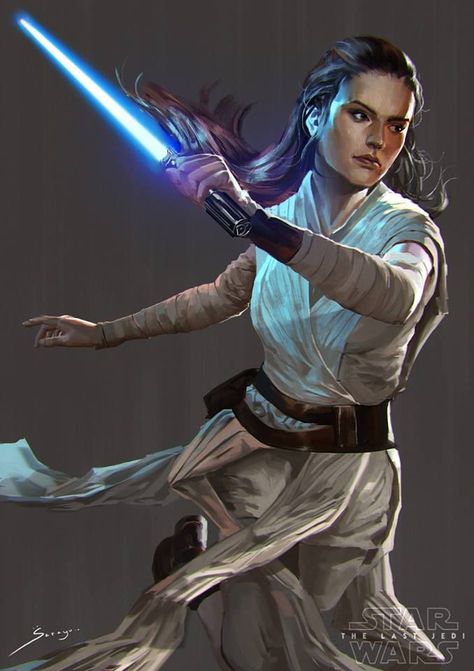 rey,last jedi art | Best 25  Star wars fan art ideas on Pinterest Anakin Lightsaber, Ray Star Wars, Miss Hulk, Secret Party, Best Films, Cardio Abs, Galaxy Hair, Star Wars Concept Art, Rey Star Wars