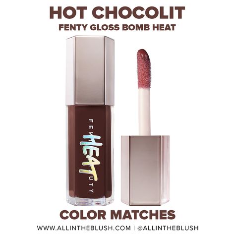 Hot Chocolit Gloss Fenty Heat, Fenty Heat Gloss, Fenty Gloss Heat, Fenty Beauty Lip Gloss Hot Chocolit Heat, Fenty Hot Chocolit Gloss, Fenty Beauty Lip Gloss Hot Chocolate Heat, Fenty Beauty Heat Lip Gloss, Fenty Beauty Hot Chocolate Gloss, Best Drugstore Lip Gloss