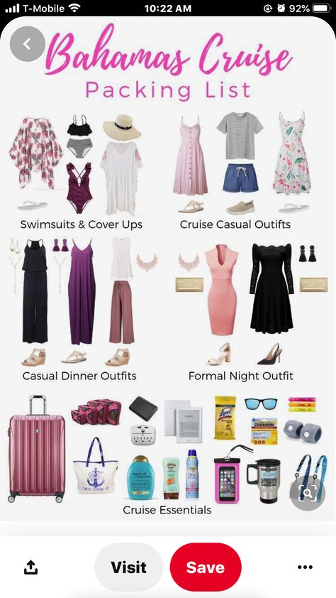 Bahamas Cruise Packing List, Bahamas Packing List, Cruise Outfits Bahamas, Plus Size Cruise Outfits, Mode Style Anglais, Bahamas Outfit, Cruise Outfits Caribbean, Pack For A Cruise, Cruise Packing List