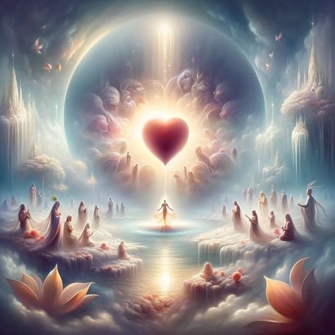 Unconditional Love Visionary Art Spiritual Consciousness, Spiritual Pics, D Letter Images, Sacred Feminine Art, Indian Spirituality, 5 Dimension, Love Spiritual, Fifth Dimension, Temple Of Light