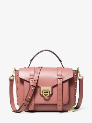 Discover great products at the best prices at Dealmoon. Michael Kors Manhattan Medium Leather Satchel. Price:$199.00 at Michael Kors Purse Aesthetic, Luxury Things, Pink Things, Design Bag, Trunk Bag, Blue Purse, Michael Kors Crossbody, Leather Messenger Bag, Bag Style