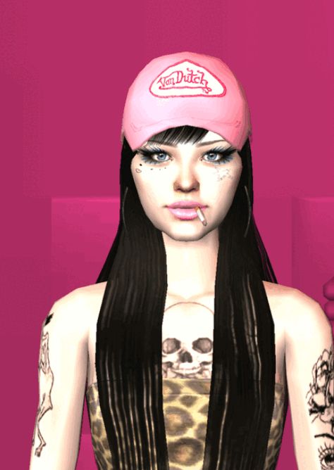 “simblr” — Raon F025 | dl: sfs Sims2 Cc, Von Dutch Hat, Sims 2 Hair, Tumblr Sims 4, Hat Hair, Von Dutch, Sims Mods, Sims 4 Mods, Sims 2