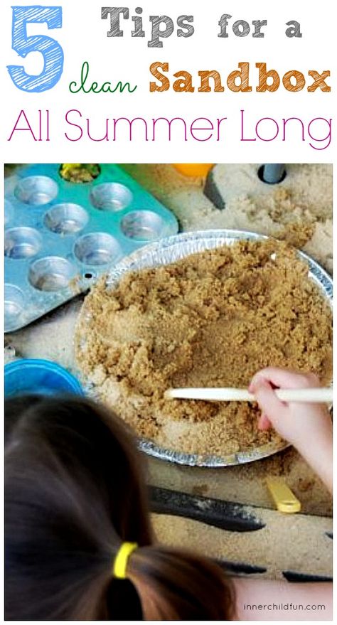 5 Tips for a Great Sandbox All Summer Long How To Keep Ants Out Of Sand Boxes, Cat Playground Outdoor, Cat Playground, Backyard Play, Play Ideas, Activity Ideas, Backyard Fun, Baby Powder, Sandbox