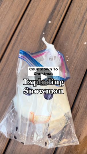 Exploding Snowman, Holidays In February, Draw A Snowman, Countdown Activities, Christmas Checklist, February Holidays, Ziploc Bag, Science Ideas, Countdown To Christmas