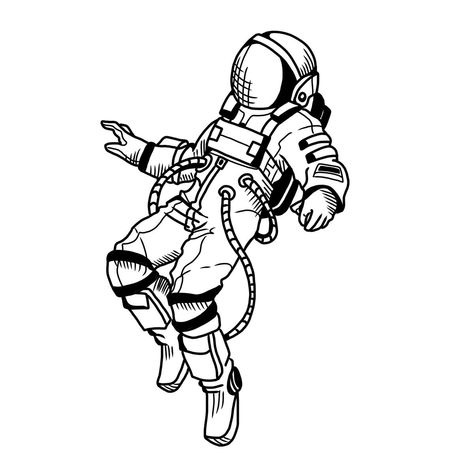 Astronaut Tattoo Designs Men, Minimal Astronaut Tattoo, Astronaut Playing Guitar Tattoo, Astronaught Tattoo Design, Old School Astronaut Tattoo, Astronaut Moon Tattoo, Falling Astronaut Tattoo, Astronaut And Scuba Diver Tattoo, Astronaut Tattoo Men