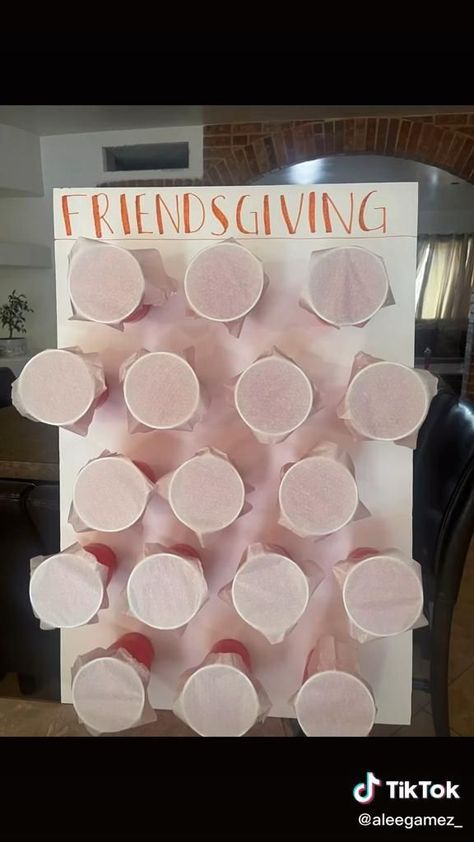 Friendmas Party Games For Adults, Cousingiving Ideas, Thanksgiving Hosting Ideas Diy, Wingsgiving Party Ideas, Cousingiving Decorations, Diy Thanksgiving Games For Family, Thanksgiving Pajama Party, Friendsgiving Birthday Ideas, Christmas Friendsgiving Ideas