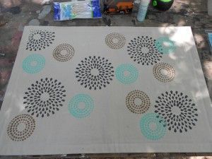 How to Make a Canvas Floor Cloth… Canvas Floor Cloths, Replace Carpet, Make Your Own Canvas, Acorn Painting, Painted Floor Cloths, Drop Cloth Projects, How To Make Canvas, Canvas Drop Cloths, Floor Cloths