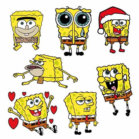 Sponge Bob Christmas, Spongebob Svg, Star Svg, Twitch Emotes, Sponge Bob, Patrick Star, Free Svg Files, Funny Svg, Svg Downloads