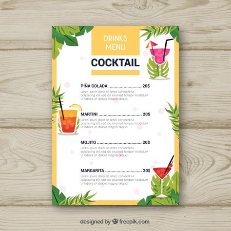 Luau Drinks, Summer Party Menu, Summer Drink Menu, Summer Cocktail Menu, Drink Menu Design, Juice Menu, Selfie Wall, Luau Theme Party, Summer Menu