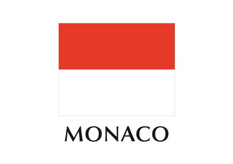 Monaco Flag, Flags With Names, Flags Of The World, Monaco, Flag